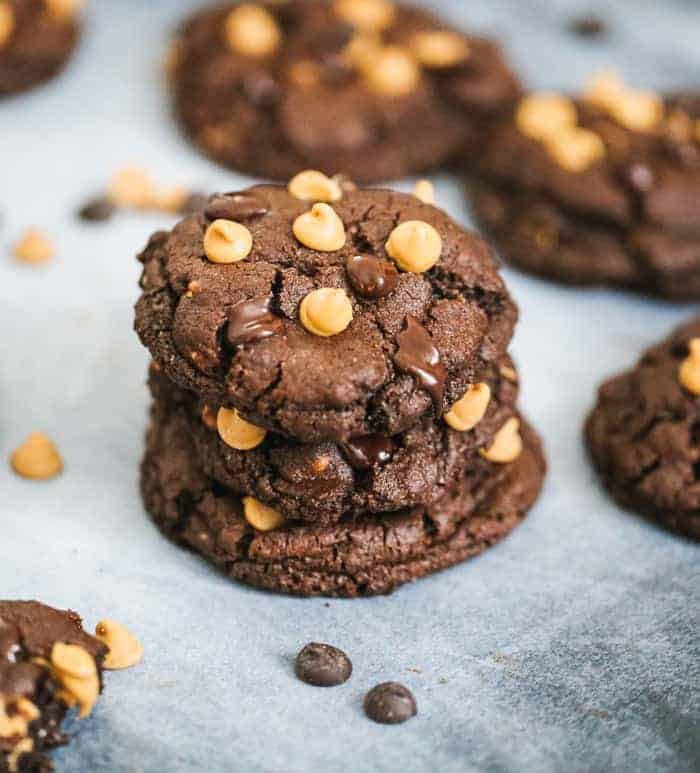 Bake Decadent Double Chocolate Peanut Butter Cookies in Minutes